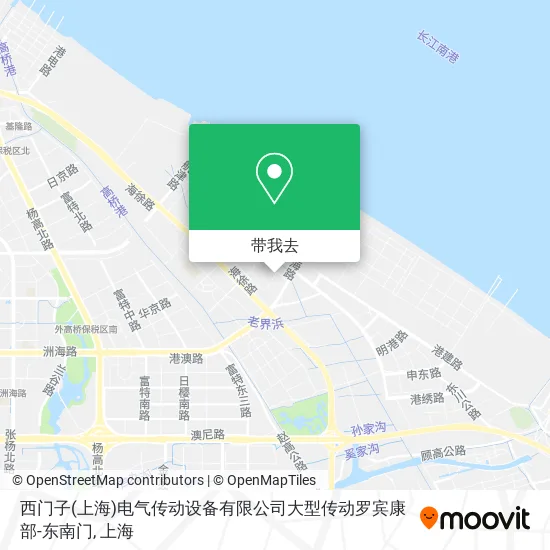 西门子(上海)电气传动设备有限公司大型传动罗宾康部-东南门地图