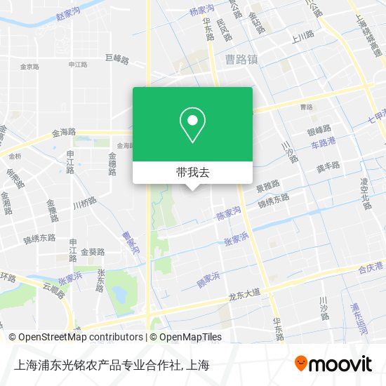 上海浦东光铭农产品专业合作社地图