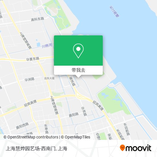 上海慧烨园艺场-西南门地图