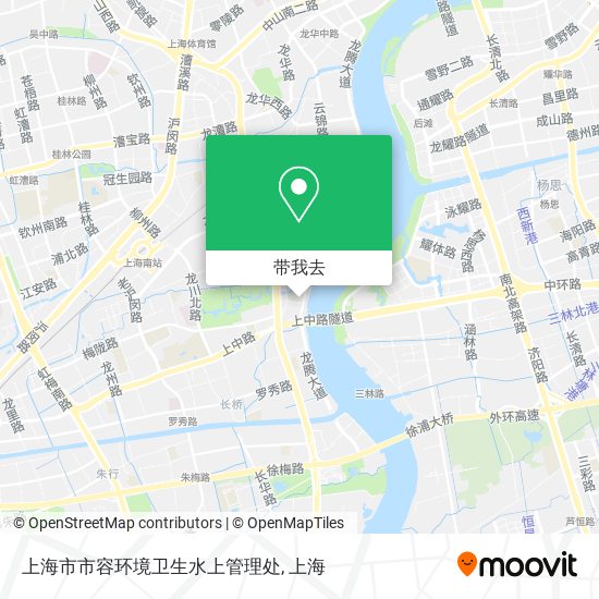 上海市市容环境卫生水上管理处地图