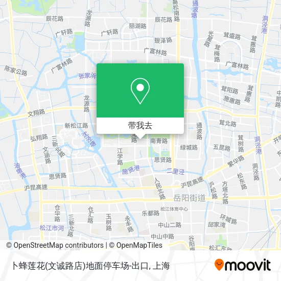 卜蜂莲花(文诚路店)地面停车场-出口地图