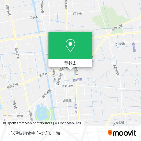 一心玛特购物中心-北门地图