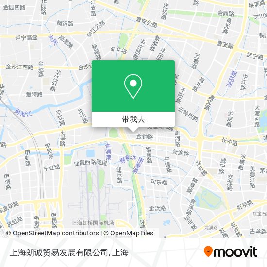 上海朗诚贸易发展有限公司地图