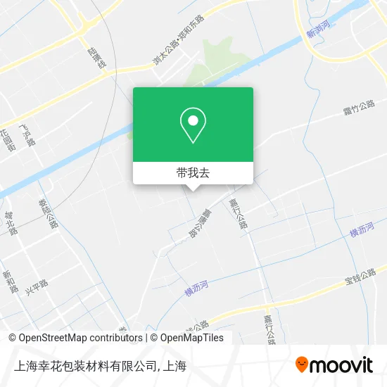 上海幸花包装材料有限公司地图