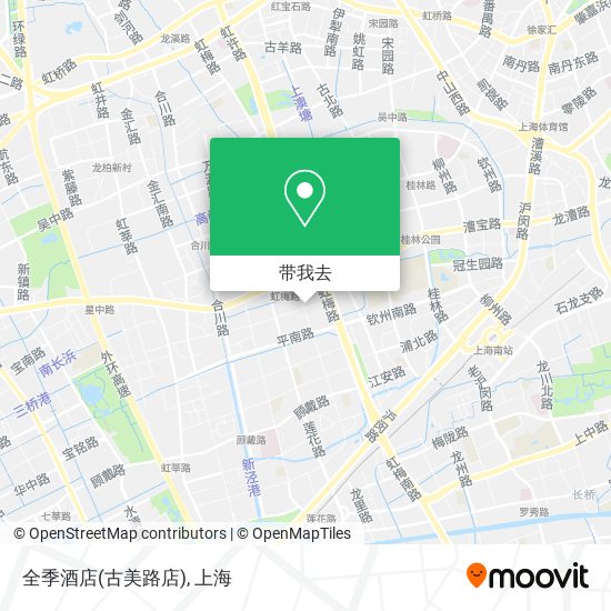 全季酒店(古美路店)地图