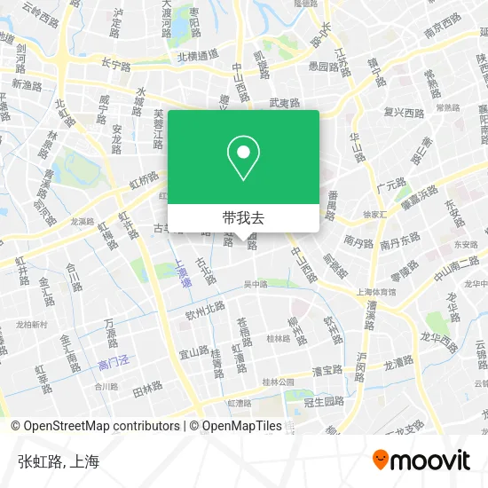 张虹路地图
