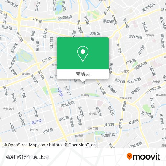 张虹路停车场地图