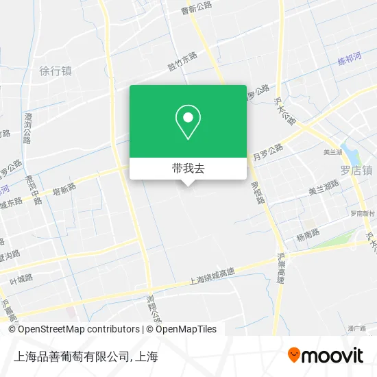 上海品善葡萄有限公司地图