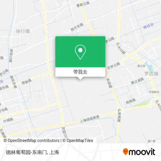 德林葡萄园-东南门地图