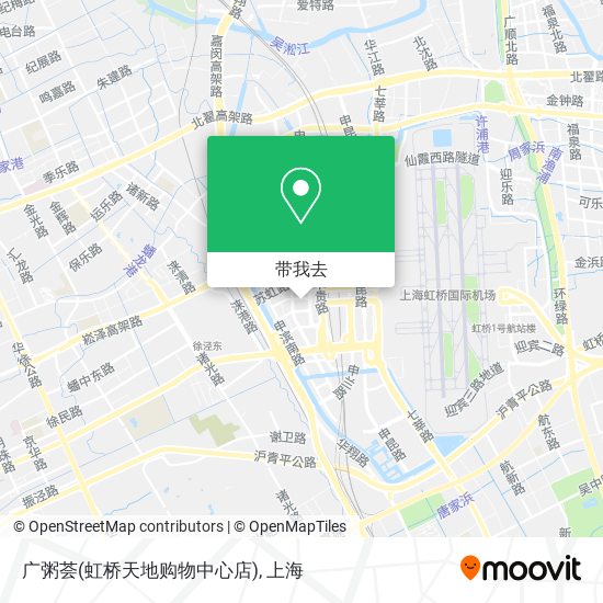 广粥荟(虹桥天地购物中心店)地图