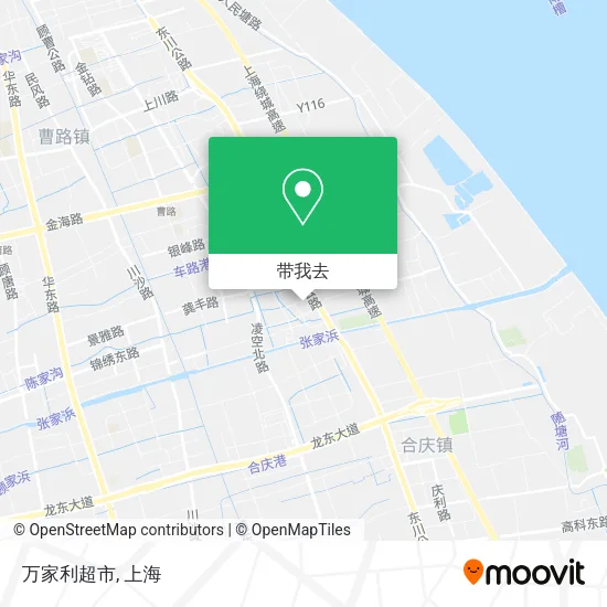 万家利超市地图