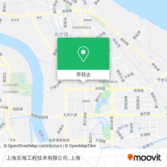 上海京海工程技术有限公司地图