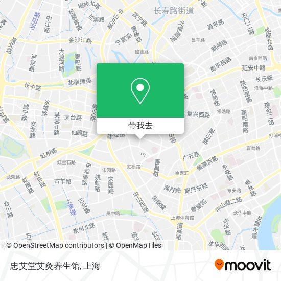 忠艾堂艾灸养生馆地图