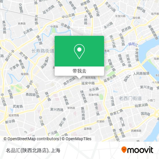 名品汇(陕西北路店)地图