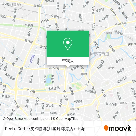 Peet's Coffee皮爷咖啡(月星环球港店)地图