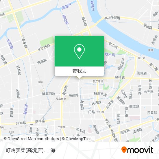 叮咚买菜(高境店)地图