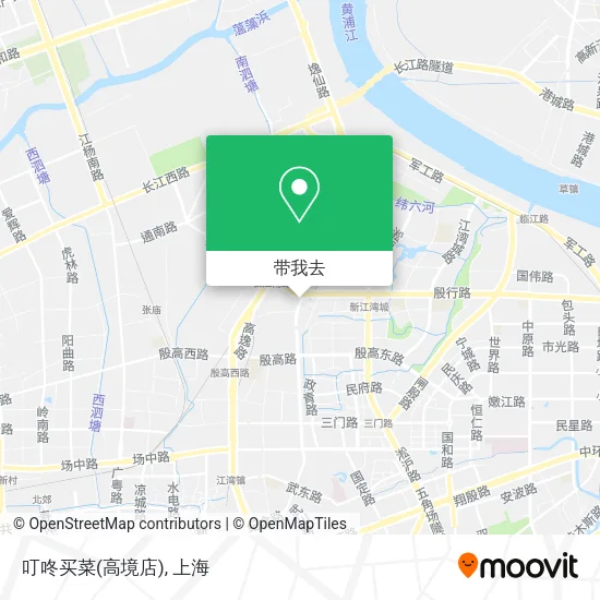 叮咚买菜(高境店)地图