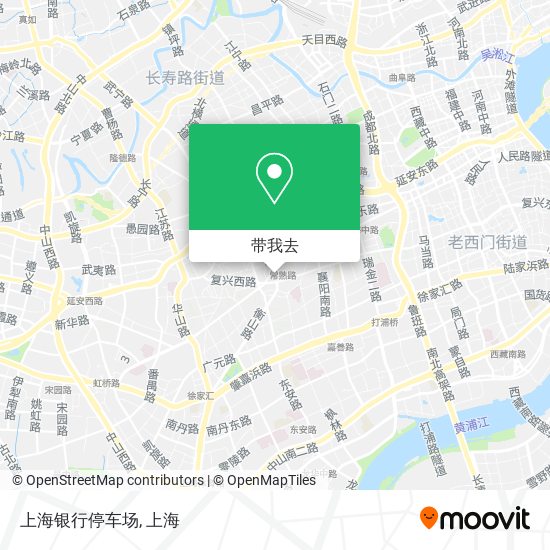 上海银行停车场地图