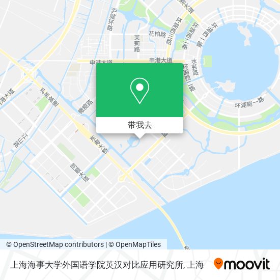 上海海事大学外国语学院英汉对比应用研究所地图