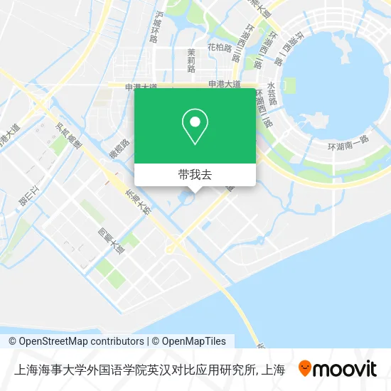 上海海事大学外国语学院英汉对比应用研究所地图