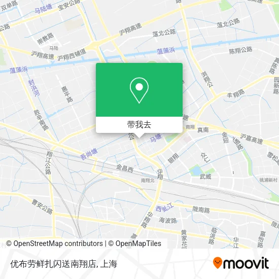 优布劳鲜扎闪送南翔店地图
