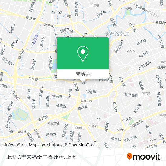 上海长宁来福士广场-座椅地图