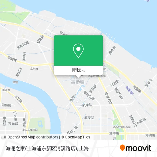 海澜之家(上海浦东新区清溪路店)地图