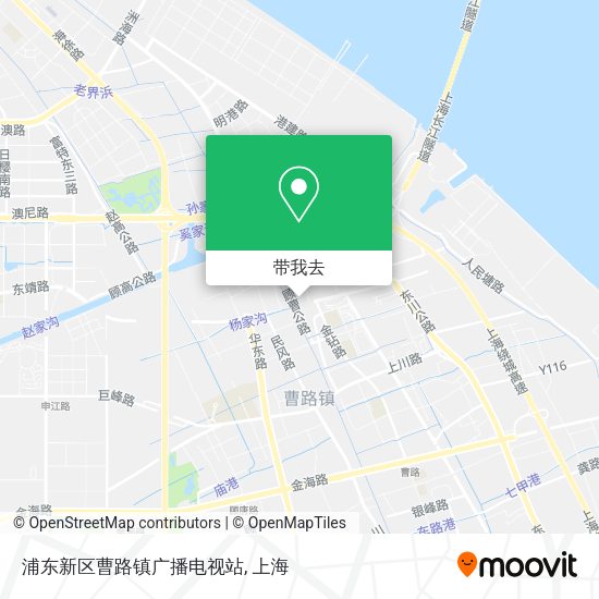 浦东新区曹路镇广播电视站地图