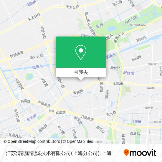 江苏清能新能源技术有限公司(上海分公司)地图