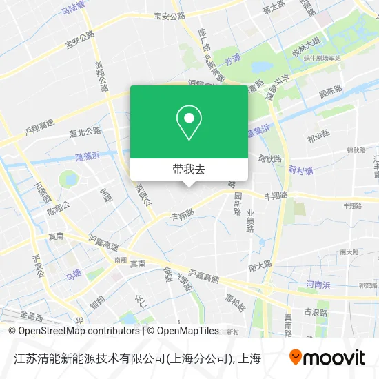 江苏清能新能源技术有限公司(上海分公司)地图