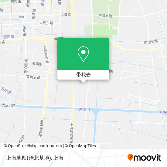 上海地铁(治北基地)地图