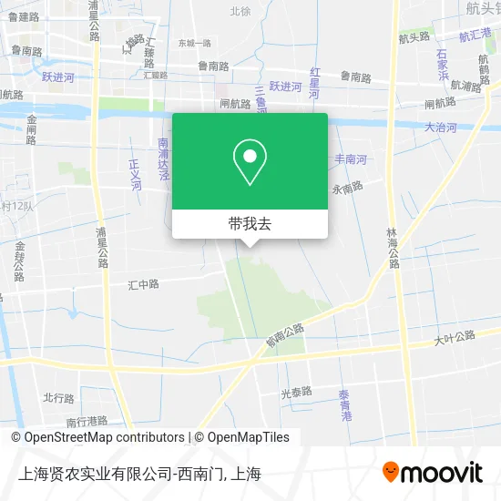 上海贤农实业有限公司-西南门地图