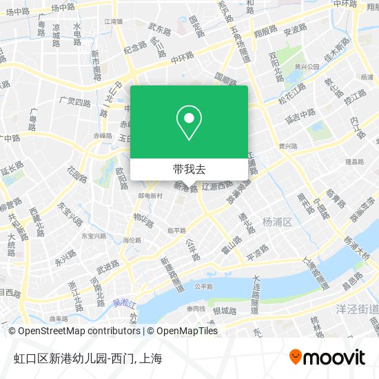 虹口区新港幼儿园-西门地图