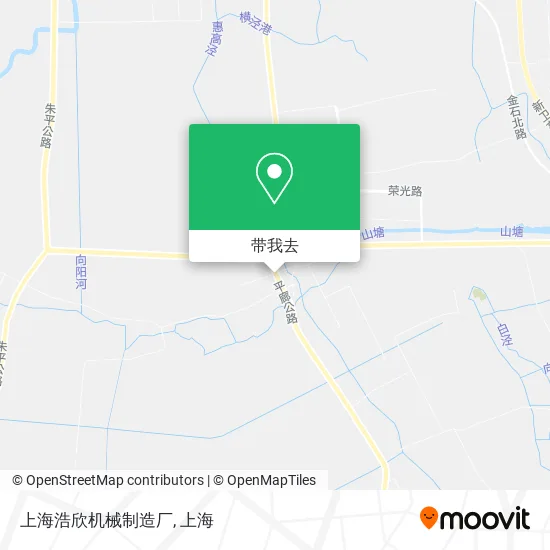 上海浩欣机械制造厂地图