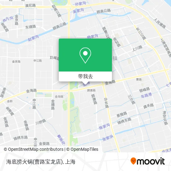 海底捞火锅(曹路宝龙店)地图