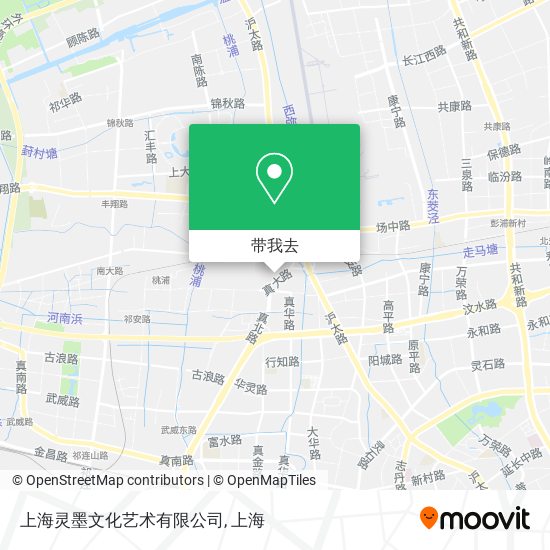 上海灵墨文化艺术有限公司地图