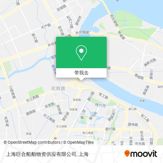 上海巨合船舶物资供应有限公司地图