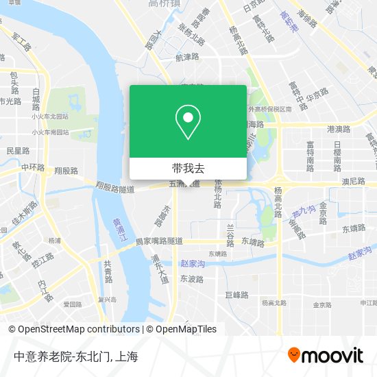 中意养老院-东北门地图