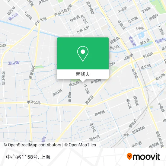 中心路1158号地图