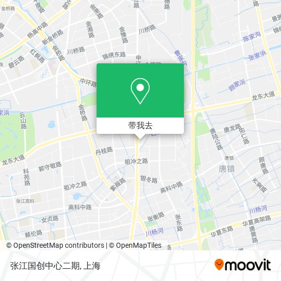 张江国创中心二期地图