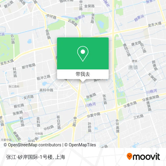 张江·矽岸国际-1号楼地图