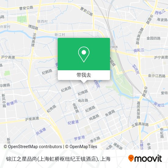 锦江之星品尚(上海虹桥枢纽纪王镇酒店)地图