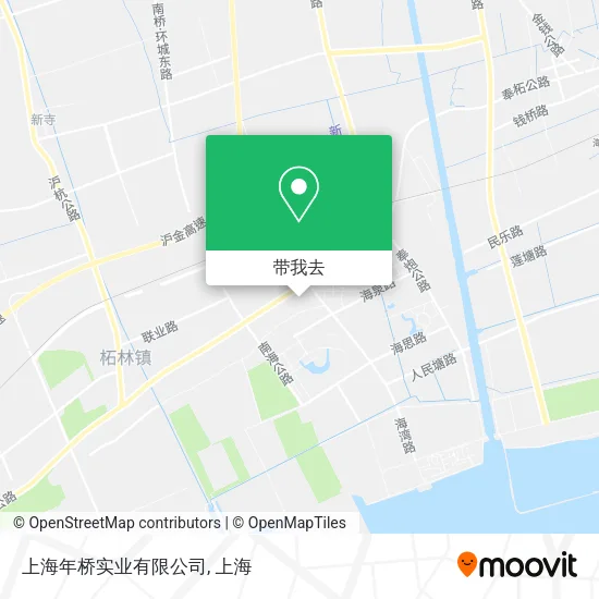 上海年桥实业有限公司地图