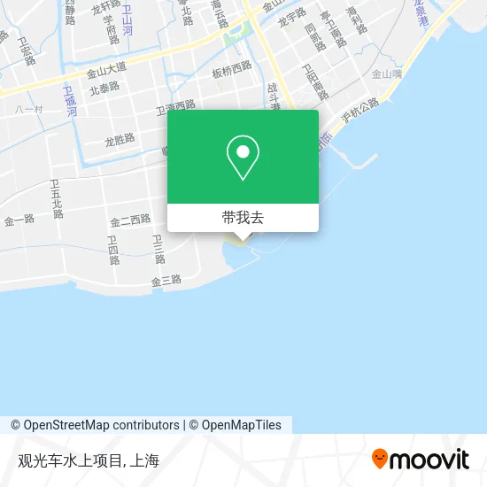 观光车水上项目地图