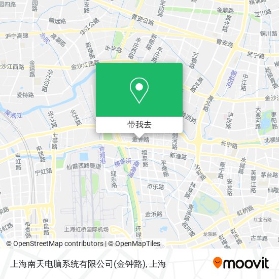 上海南天电脑系统有限公司(金钟路)地图