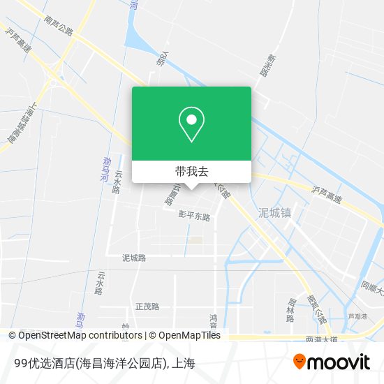 99优选酒店(海昌海洋公园店)地图