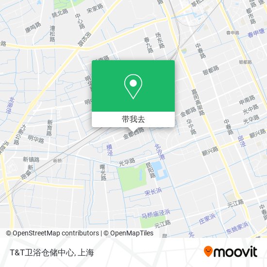 T&T卫浴仓储中心地图