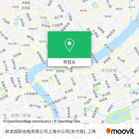 昶龙国际光电有限公司上海分公司(东方路)地图