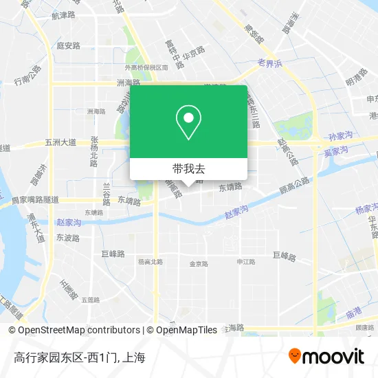 高行家园东区-西1门地图