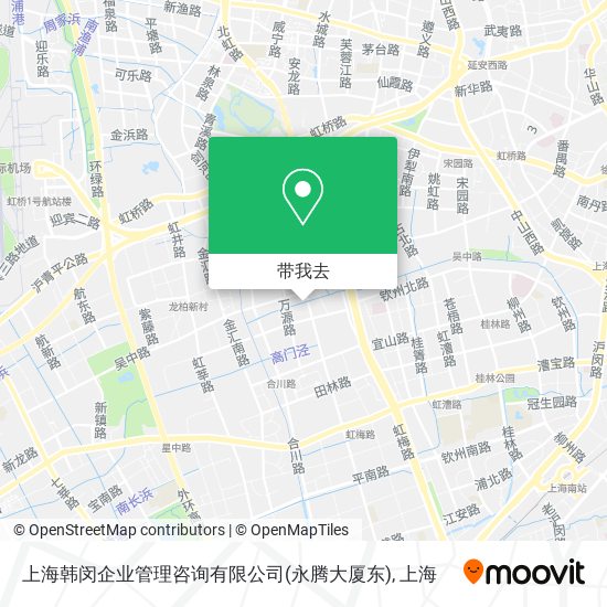 上海韩闵企业管理咨询有限公司(永腾大厦东)地图